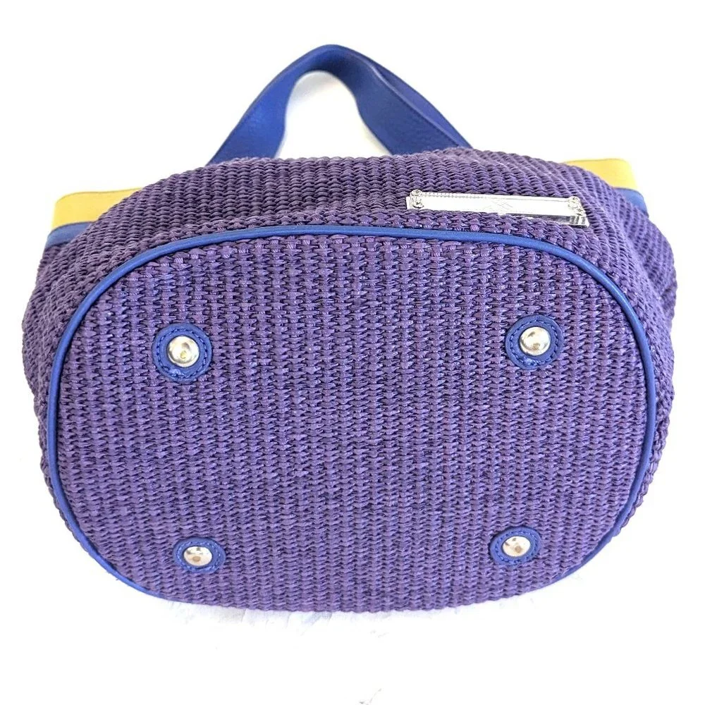 π Maxx New York Purple Woven Purse π - Picture 10 of 10